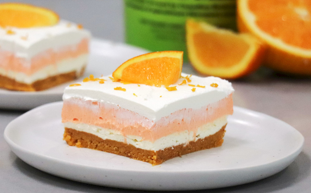 No-Bake Orange Creamsicle Cheesecake