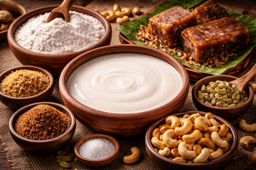 Traditional Sri Lankan Kalu Dodol