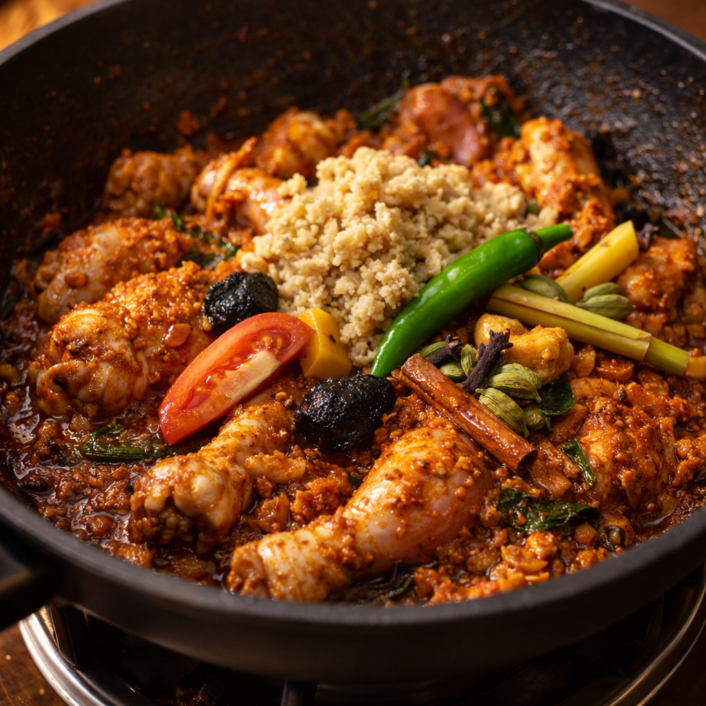 Instructions for Chicken Curry