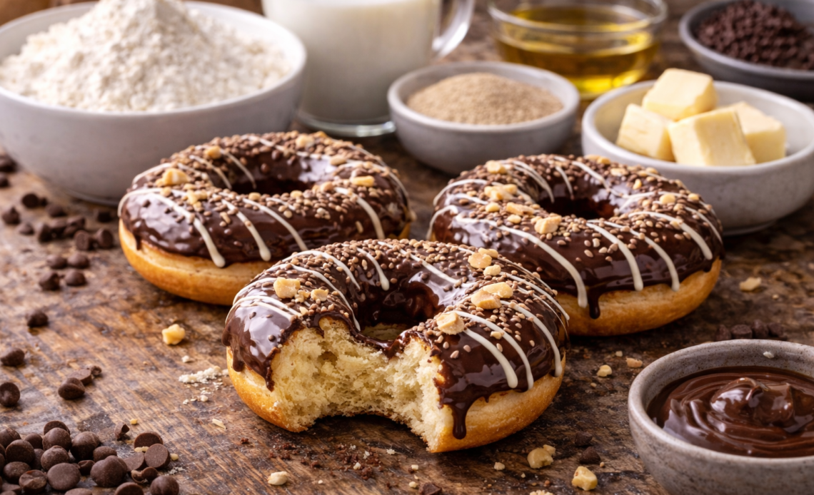 Let’s make delicious and healthy Chocolate Donuts at home