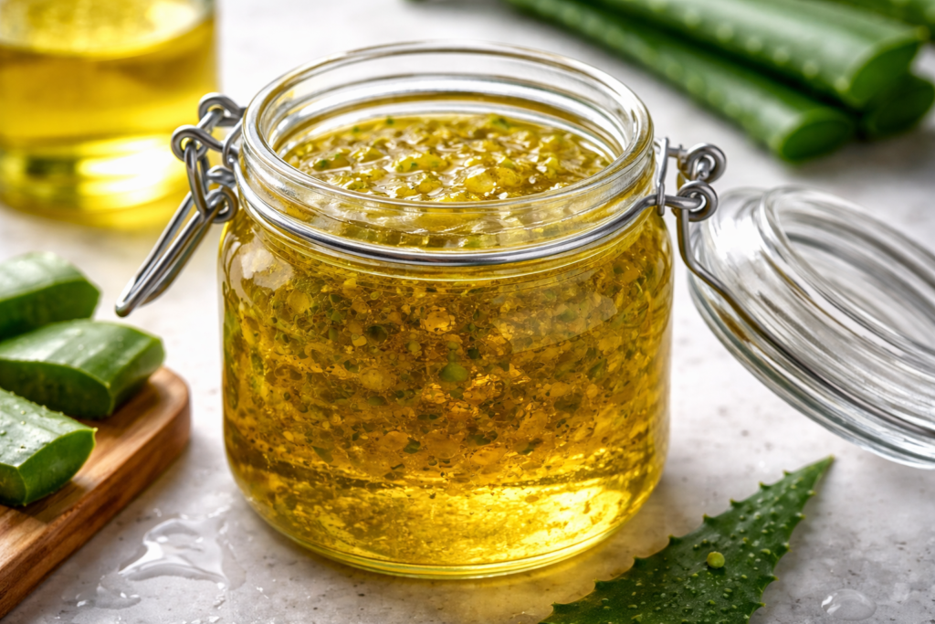 How to make Aloe Vera Hair Oil