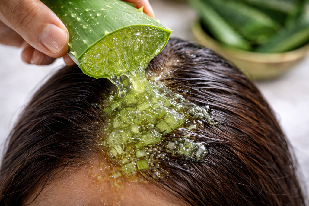 How to use Aloe Vera Hair Oil correctly
