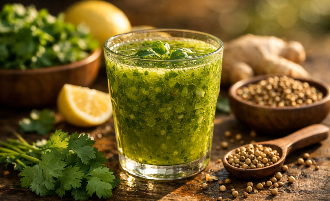 Natural Coriander Drink – a healthy herbal drink that supports metabolism and overall wellness