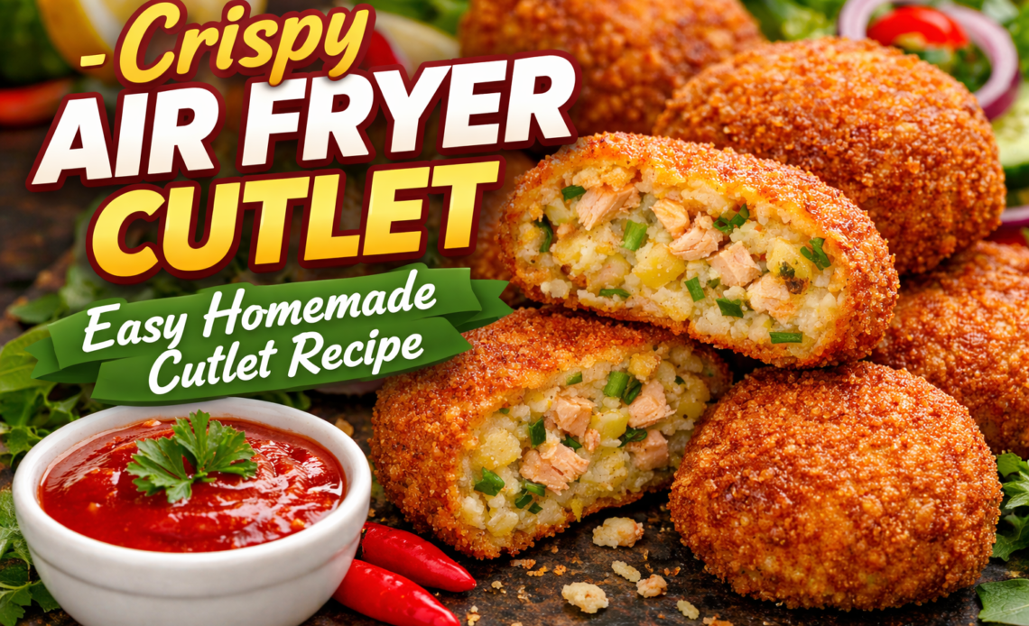 Crispy Air Fryer Cutlet – Easy Homemade Cutlet Recipe
