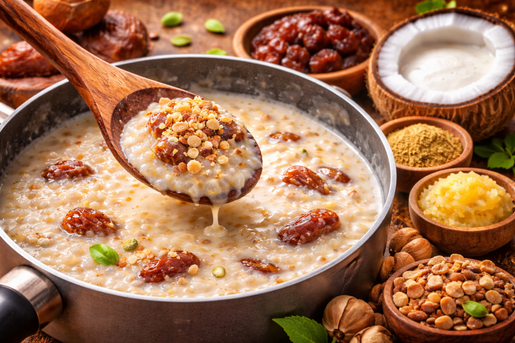 How to make Sago Sago Porridge (Sau Kenda)