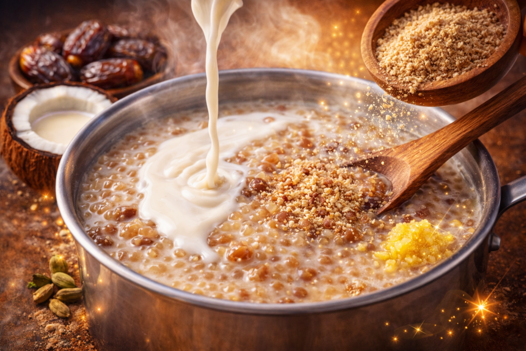 How to make Sago Sago Porridge (Sau Kenda)