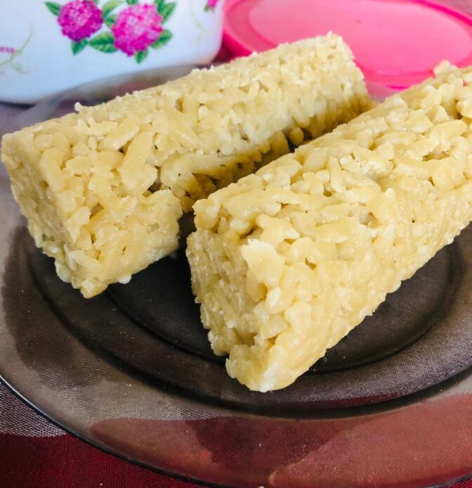 Sri Lankan mani pittu served on a plate ready to eat